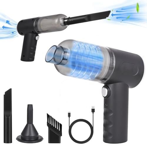 Wireless Car Vacuum Cleaner USB Charging 120mAh Portable Cleaning Appliance Mini Wet and Dry Vacuum Cleaner Household - Image 7