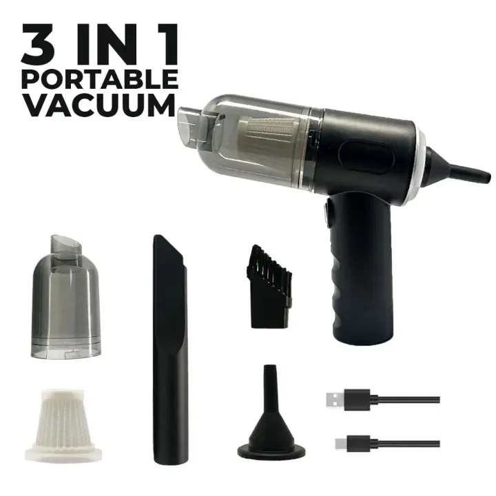 Wireless Car Vacuum Cleaner USB Charging 120mAh Portable Cleaning Appliance Mini Wet and Dry Vacuum Cleaner Household - Image 6