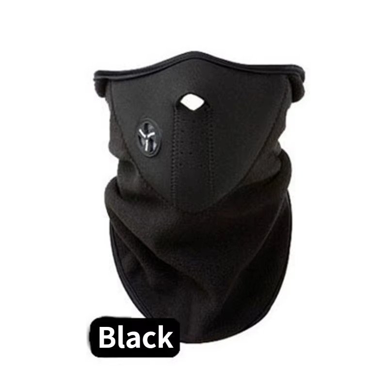 Winter Thermal Half Face Mask Windproof Dustproof Breathable Polar Fleece Cover for Cycling Motorcycle Ski Enthusiasts - Image 12