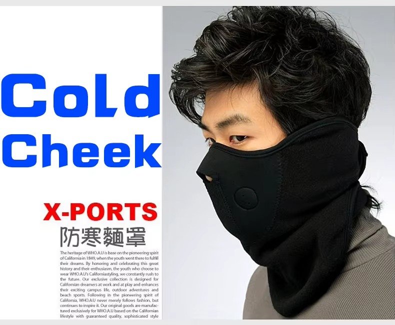 Winter Thermal Half Face Mask Windproof Dustproof Breathable Polar Fleece Cover for Cycling Motorcycle Ski Enthusiasts - Image 8